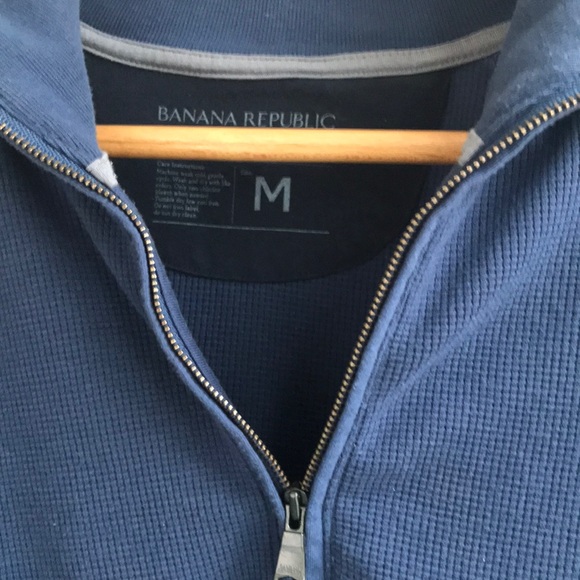 Banana Republic Quarter Zip Sweater - Picture 2 of 4